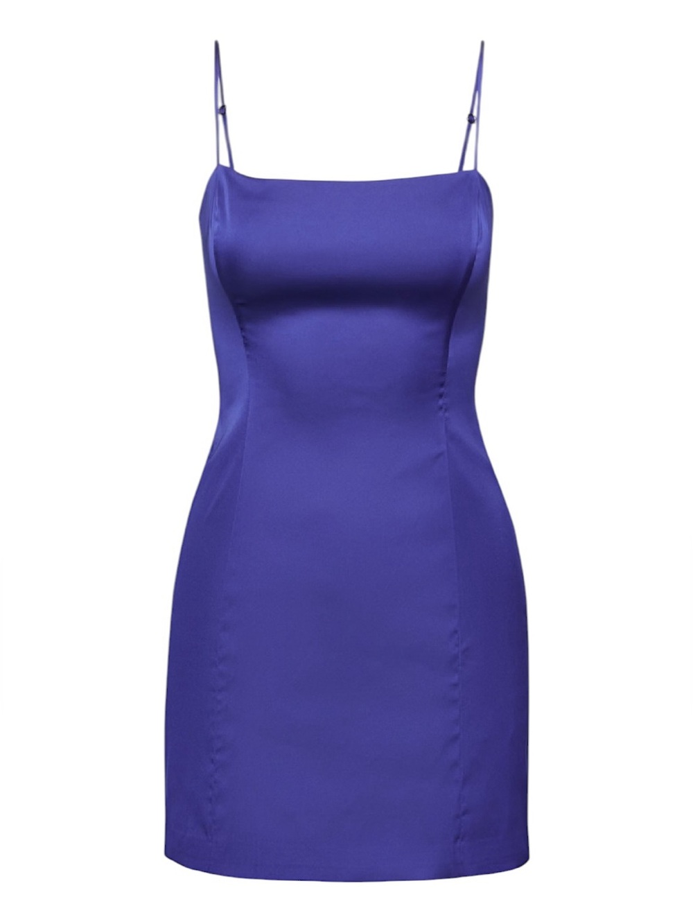 Sunday Best Satin stretch Shimmer dress daring indigo size 8 excellent condition